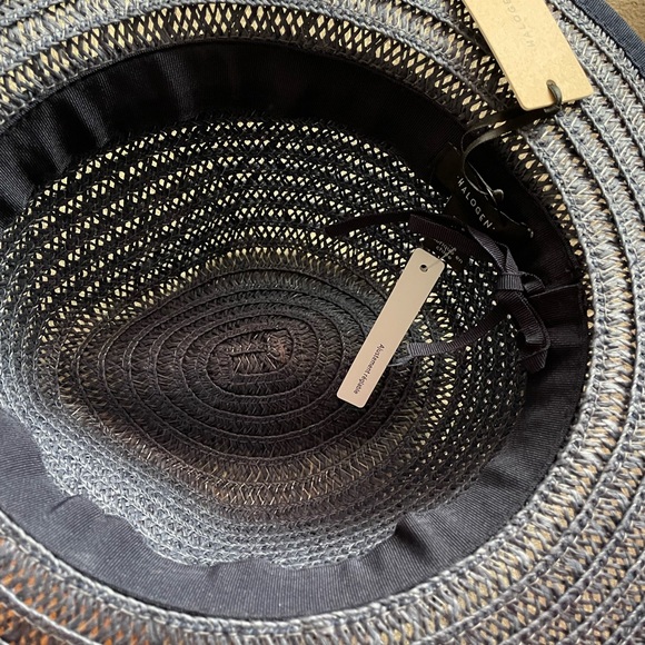 Halogen straw Panama fedora hat - Picture 3 of 3